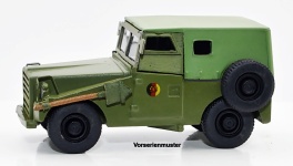 NPE Modellbau NA88157 - H0 IFA P3 Kübelwagen NVA mit Einsteckfenster